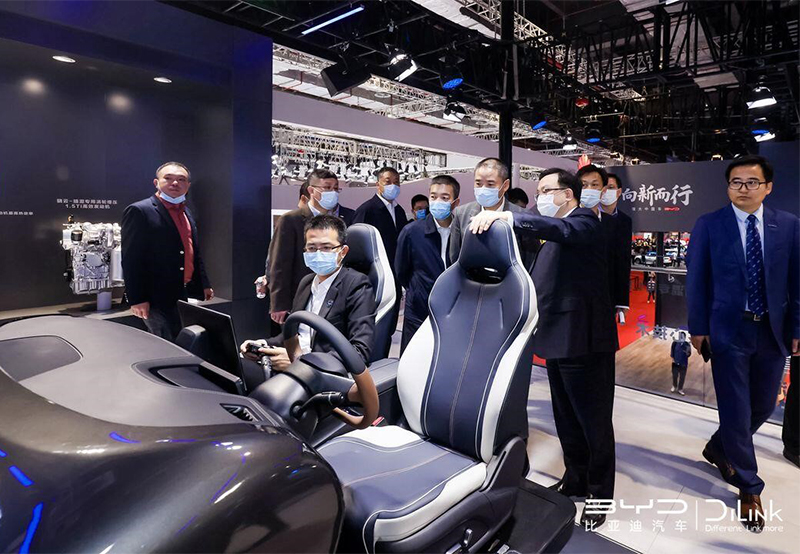 2021上海車展比亞迪DiLink音樂游戲座艙給你好玩！“樂”在途中！